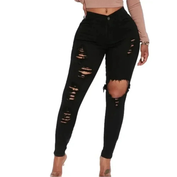 Fashion Nova Denim - Fashion-ova Black Jeans